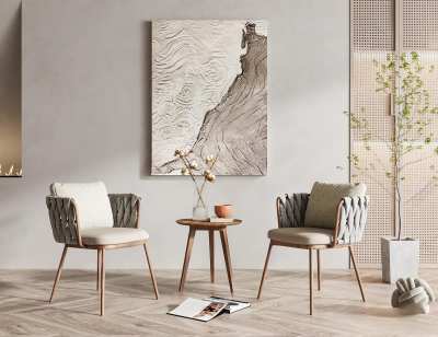 现代休闲椅3D模型下载